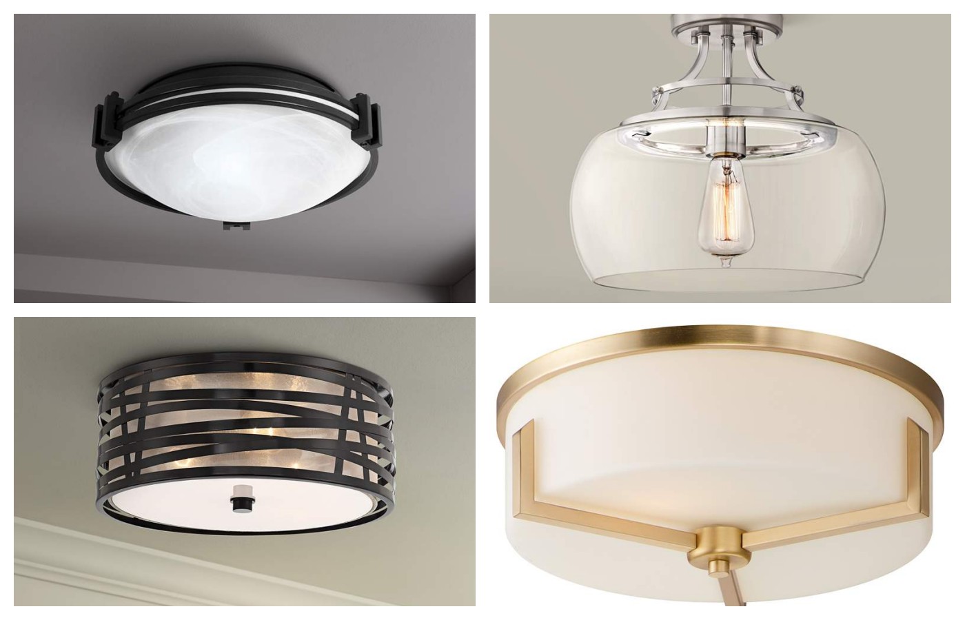 Light Up Your Room In Style: 8 Close To Ceiling Light Fixtures